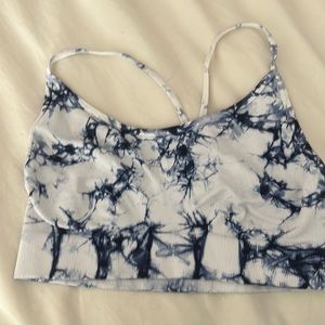 Tie dye bra top